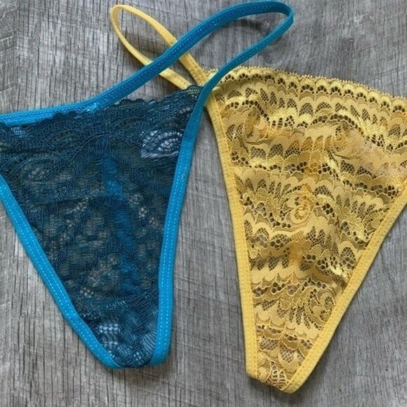 NEW Women’s 6 Pairs Lace G-String Thong Set XS/S - Picture 3 of 4